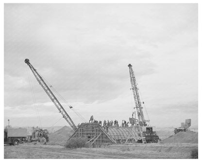 Igloo Under Construction Umatilla Depot Oregon September 1941