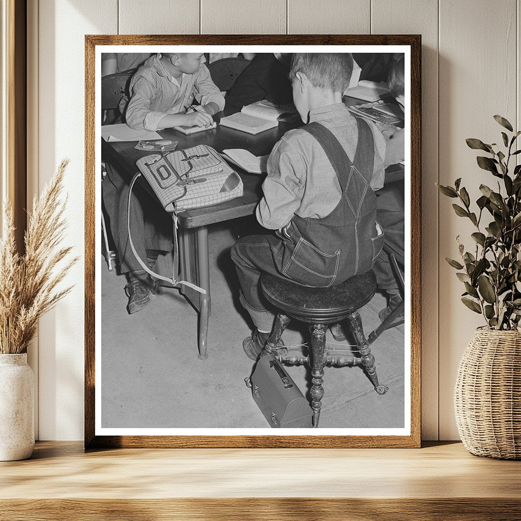 Children Schooling in Church Basement Hermiston Oregon 1941