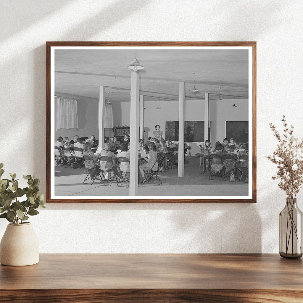 1941 Classroom in Church Basement Hermiston Oregon