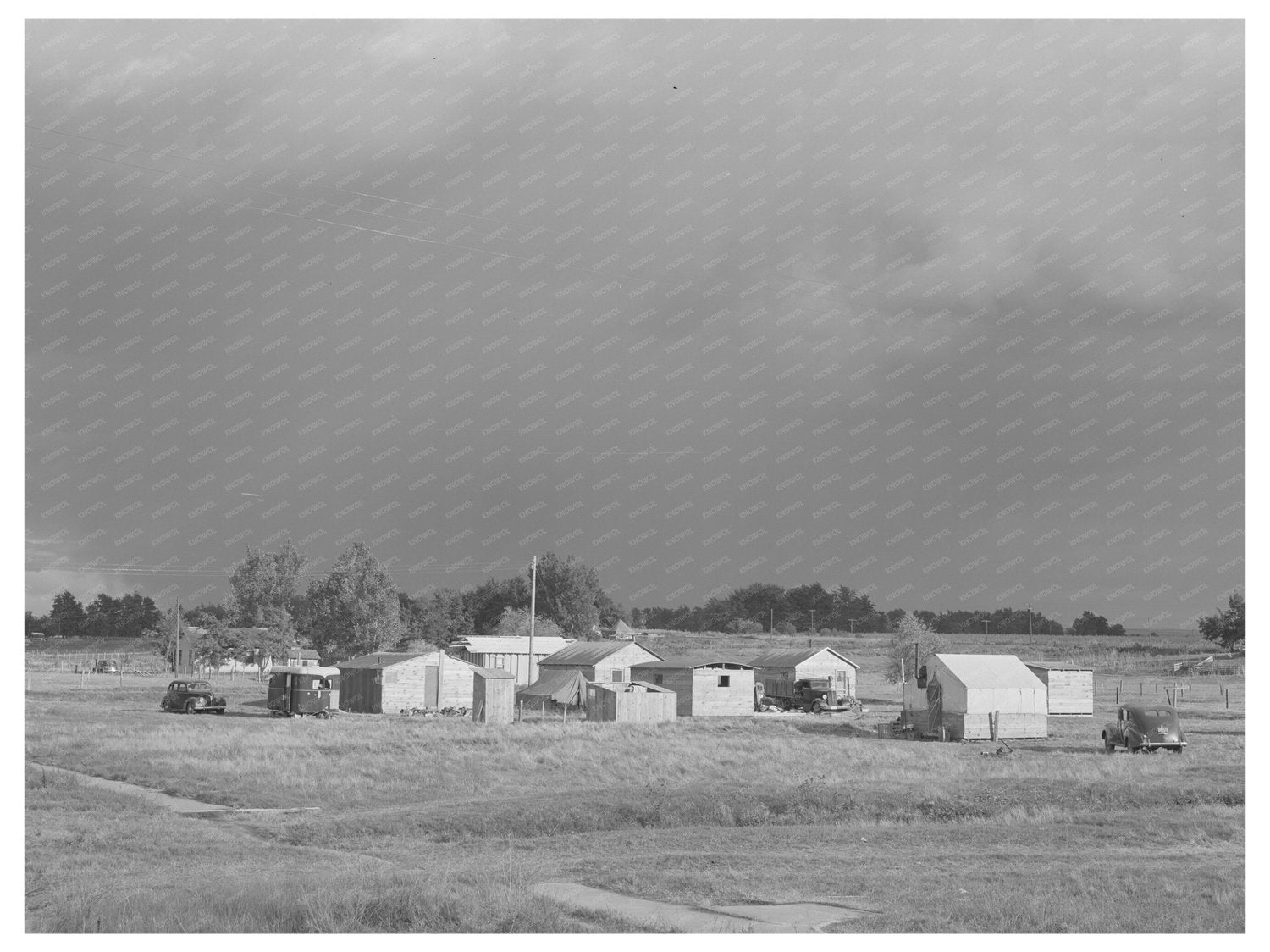 1941 Stanfield Oregon Workmen Housing Units Image