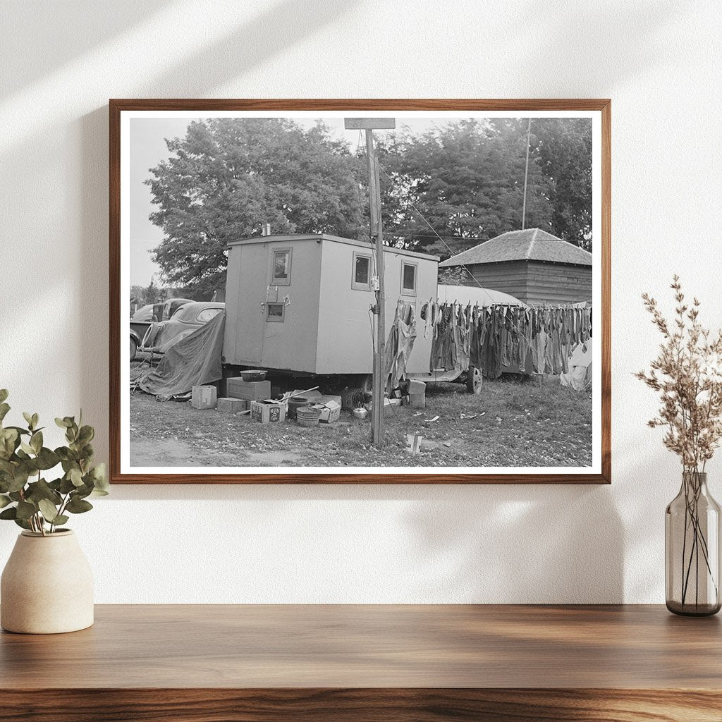 1941 Trailer Camps in Hermiston Oregon for Workmen