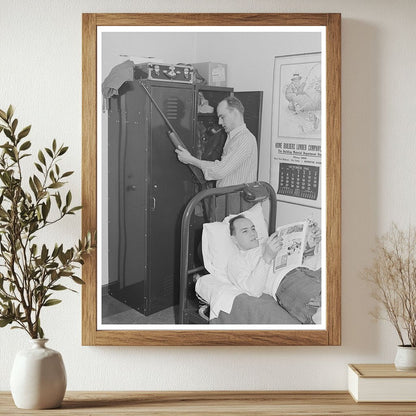 Workmen in Dormitory at Bremerton Shipyard 1941