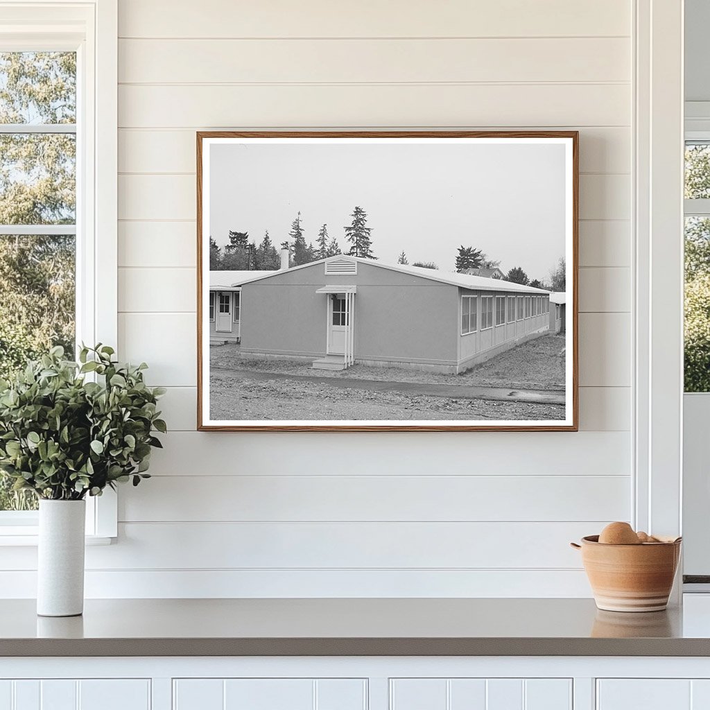 1941 Black and White Photo of Bremerton Dormitory Housing