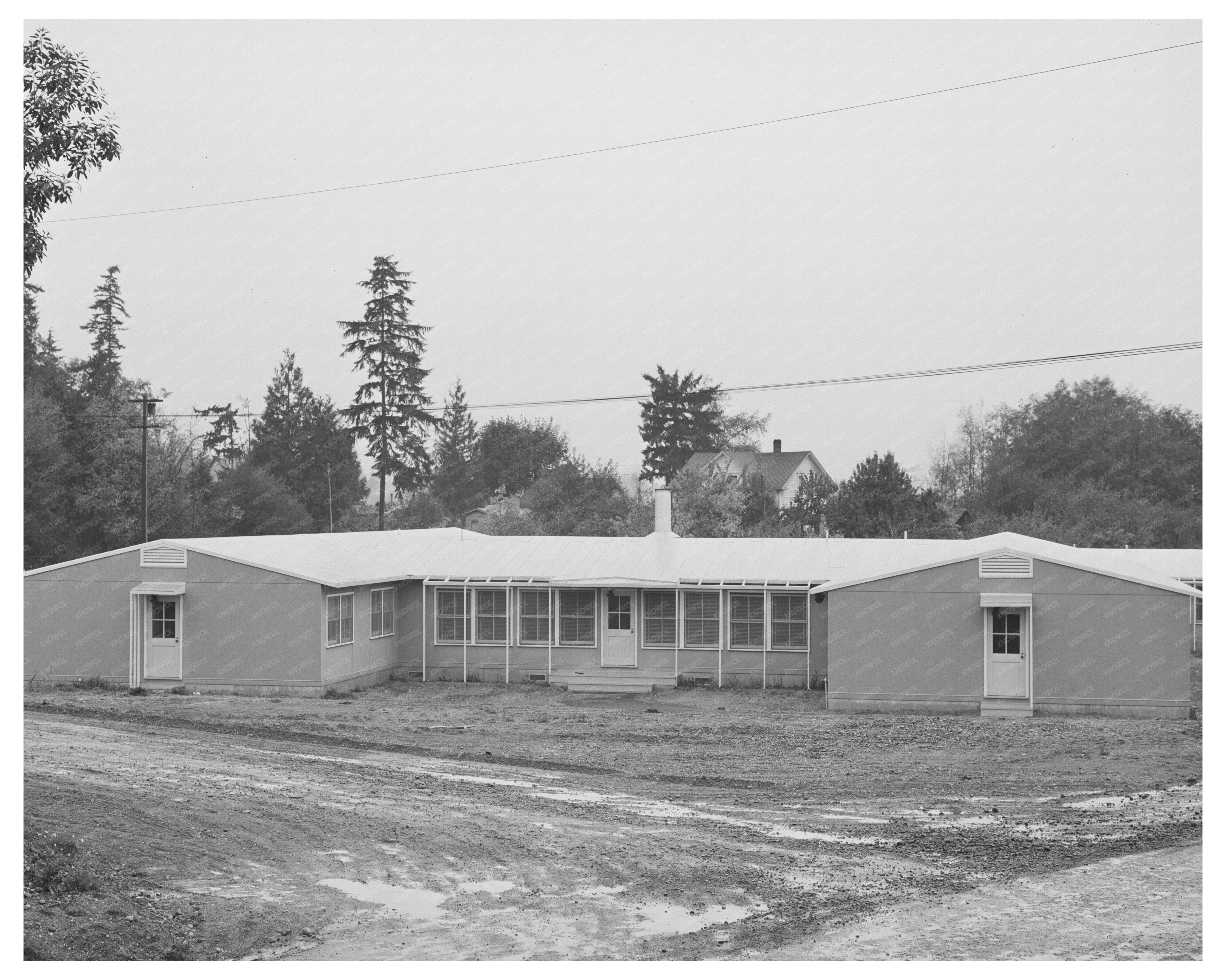 Navy Shipyard Worker Dormitories Bremerton 1941