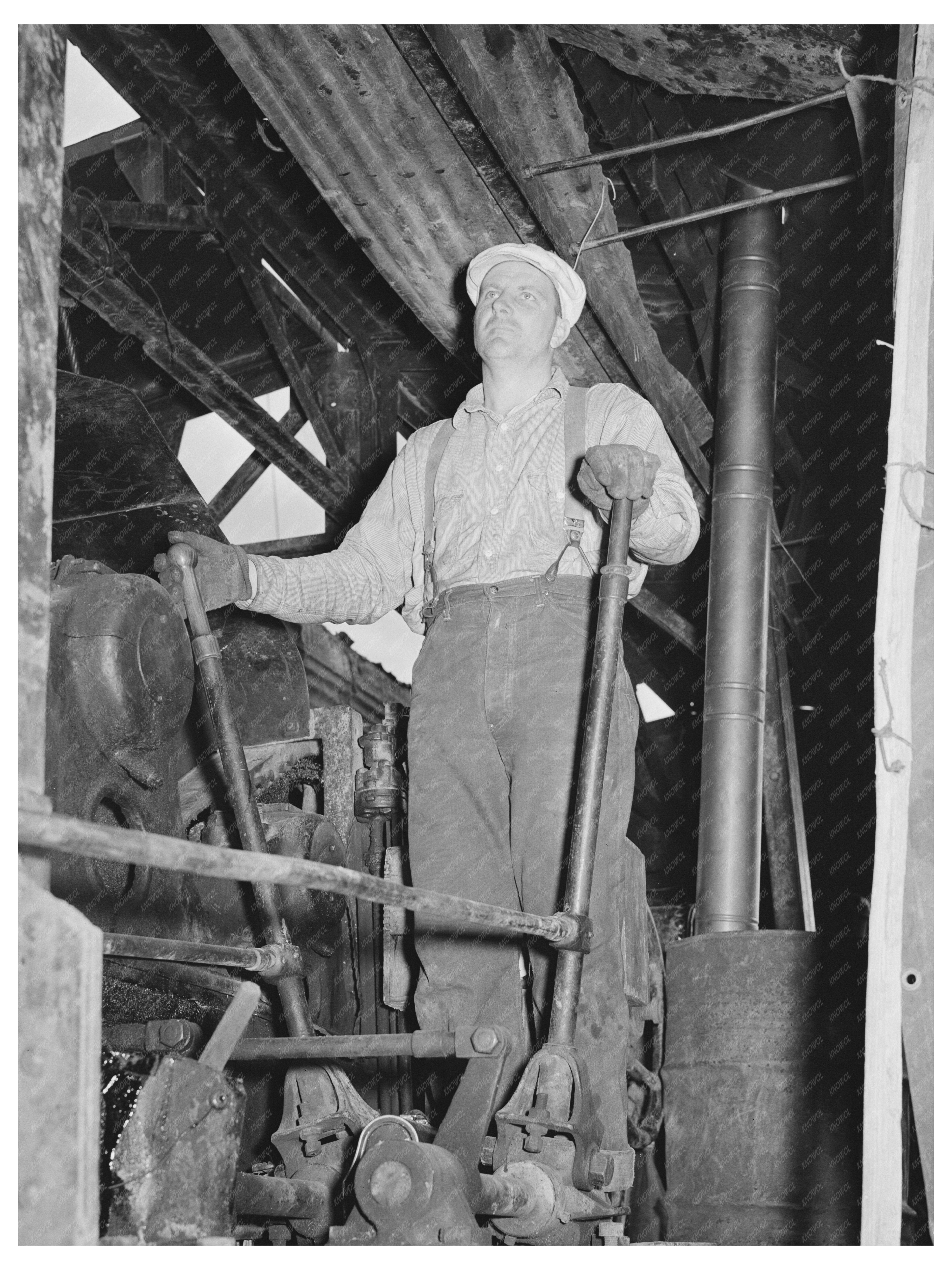 Electric Loading Machine at Long Bell Lumber Company 1941