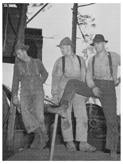 Lumberjacks at Long Bell Lumber Company Cowlitz County 1941