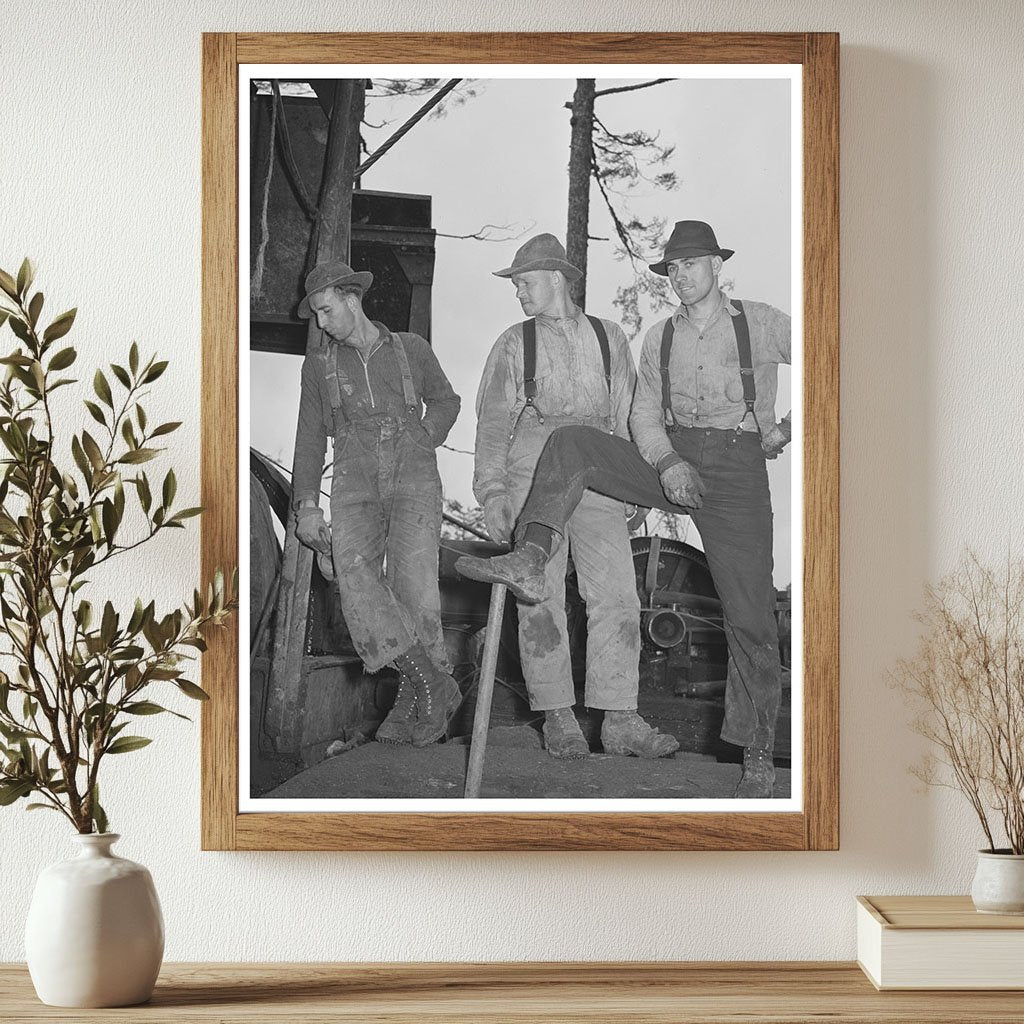 Lumberjacks at Long Bell Lumber Company Cowlitz County 1941