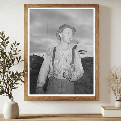 Lumberjack at Long Bell Lumber Company 1941