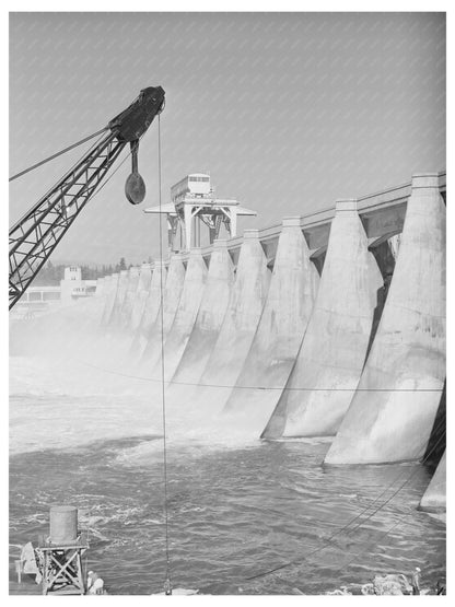 Bonneville Dam Hydroelectric Units Construction 1941