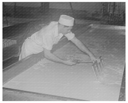 1941 Vintage Curdled Milk Processing at Tillamook Plant