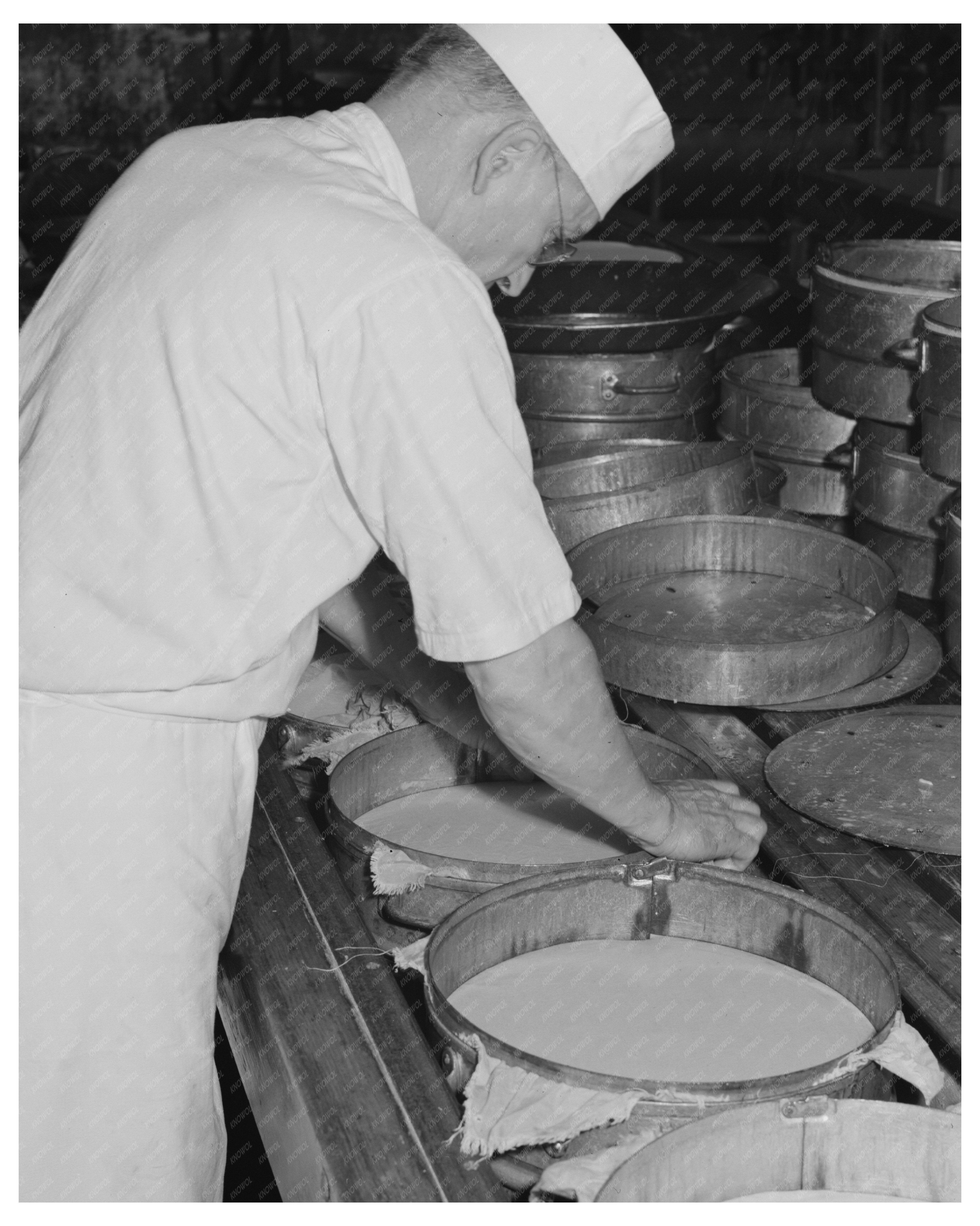 Cheese Production Molds Tillamook Oregon 1941