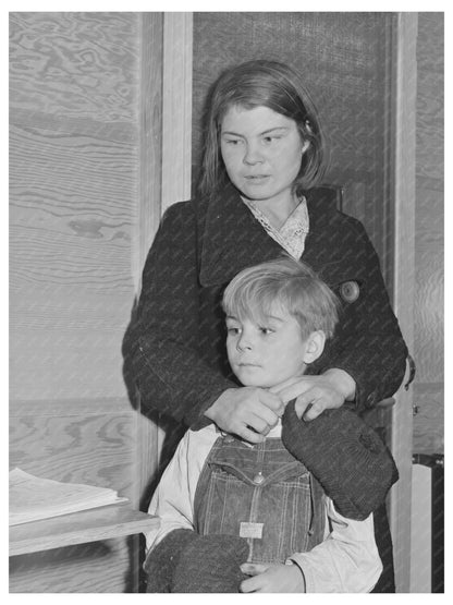 Migrant Children Registering for Dental Care Caldwell Idaho 1941