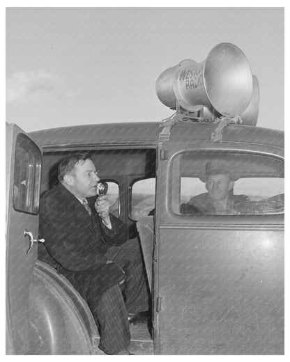 Public Address System at Cornhusking Contest Ontario 1941