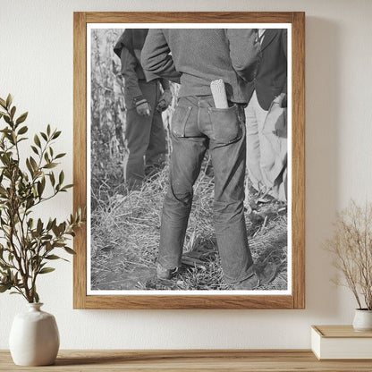 Cornhusking Contest Spectators Ontario Oregon November 1941