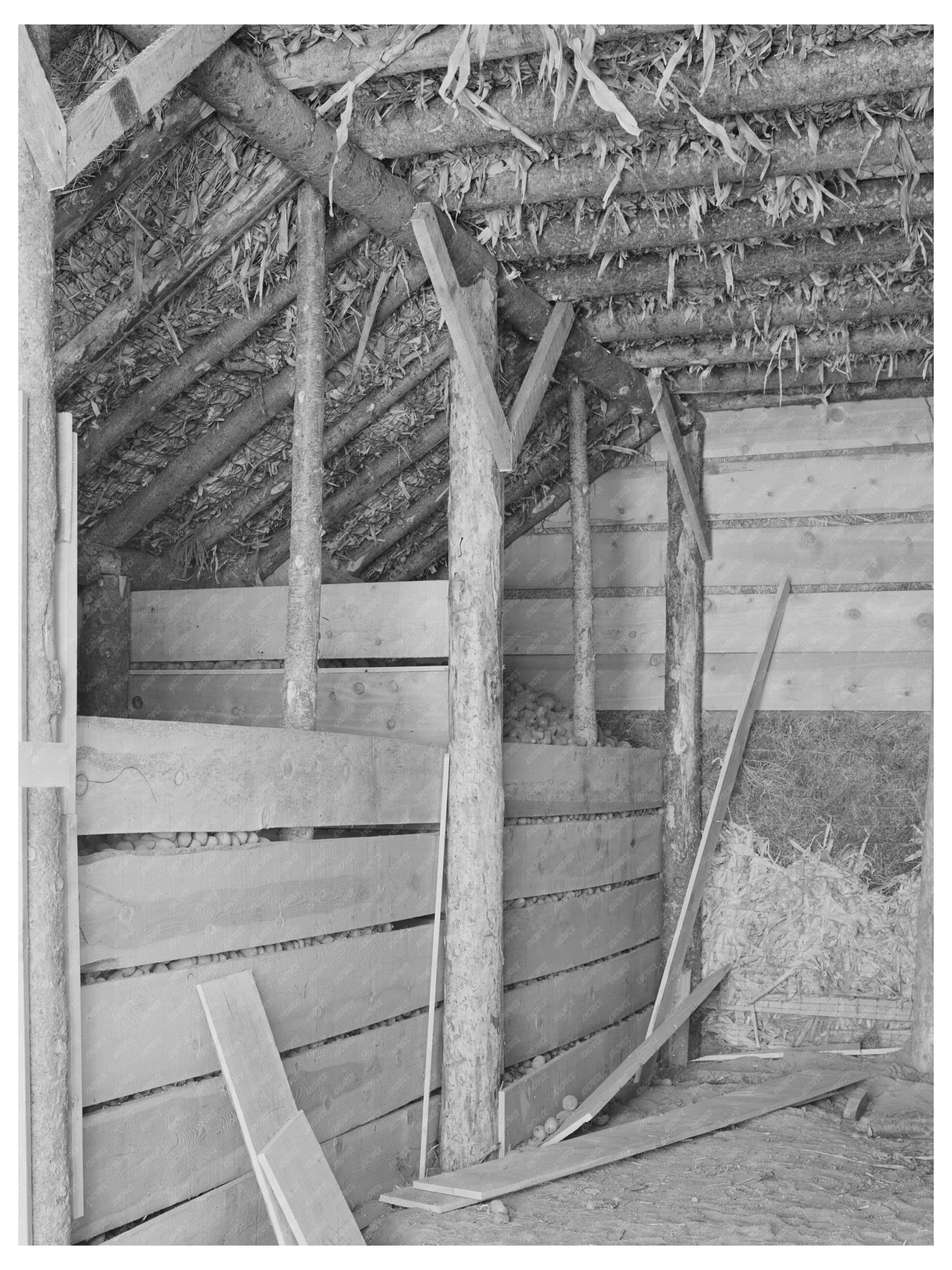 Feed Barn of Black Canyon Project Idaho 1941