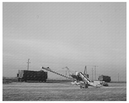 1941 Sugar Beet Loader Near Railroad in Canyon County Idaho