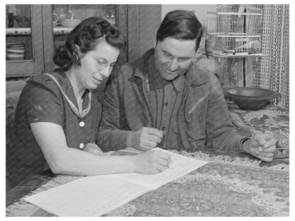 Mr and Mrs Lee Wagoner Farm Records Canyon County Idaho 1941