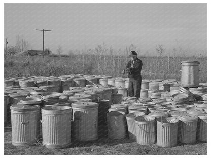 1941 Vintage Photo of Camp Life in Caldwell Idaho