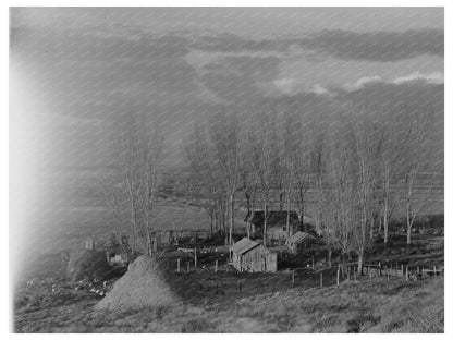 1941 Black Canyon Farmstead Idaho Agricultural Landscape