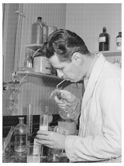 Harry Baucher Conducts Rubber Tests in Salinas 1941