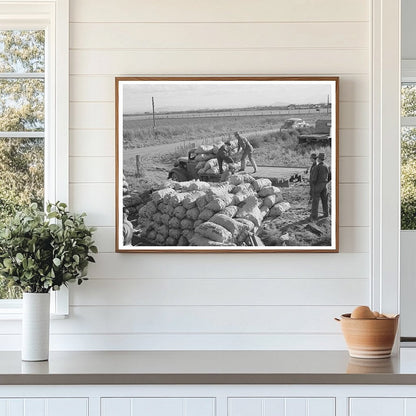 1941 Vintage Image of Loading Potatoes in Klamath County