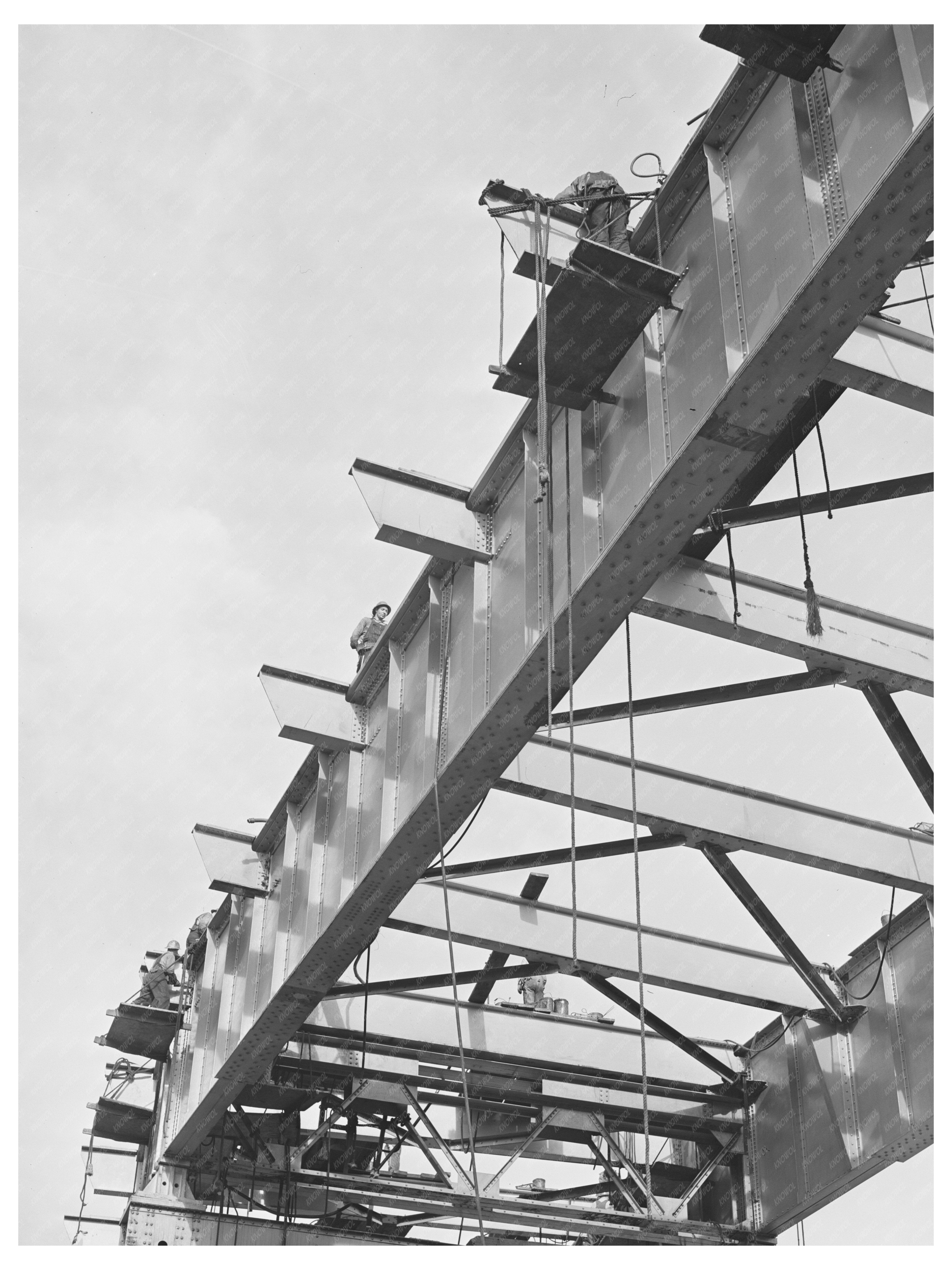 Pit River Bridge Construction Shasta County 1941