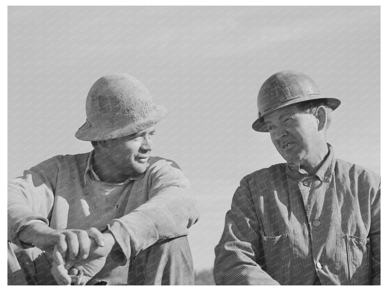Shasta Dam construction workers December 1941