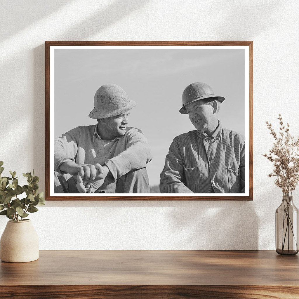 Shasta Dam construction workers December 1941