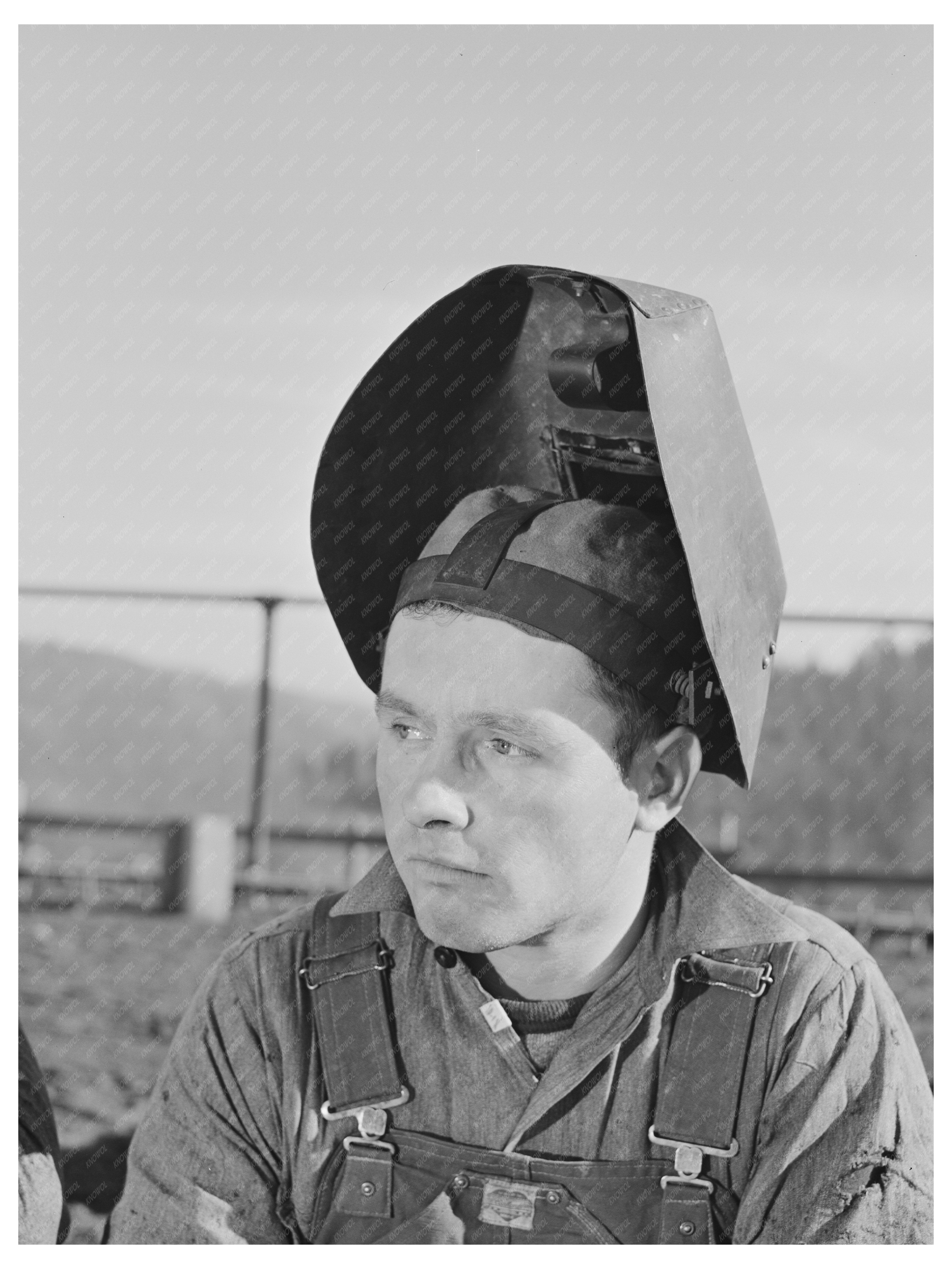 Shasta Dam Worker December 1941 Construction Activities