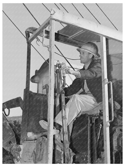 Remote Control Cable Car Operation at Shasta Dam 1941