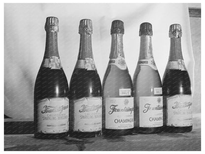 Sonoma County Sparkling Wine Bottles January 1942