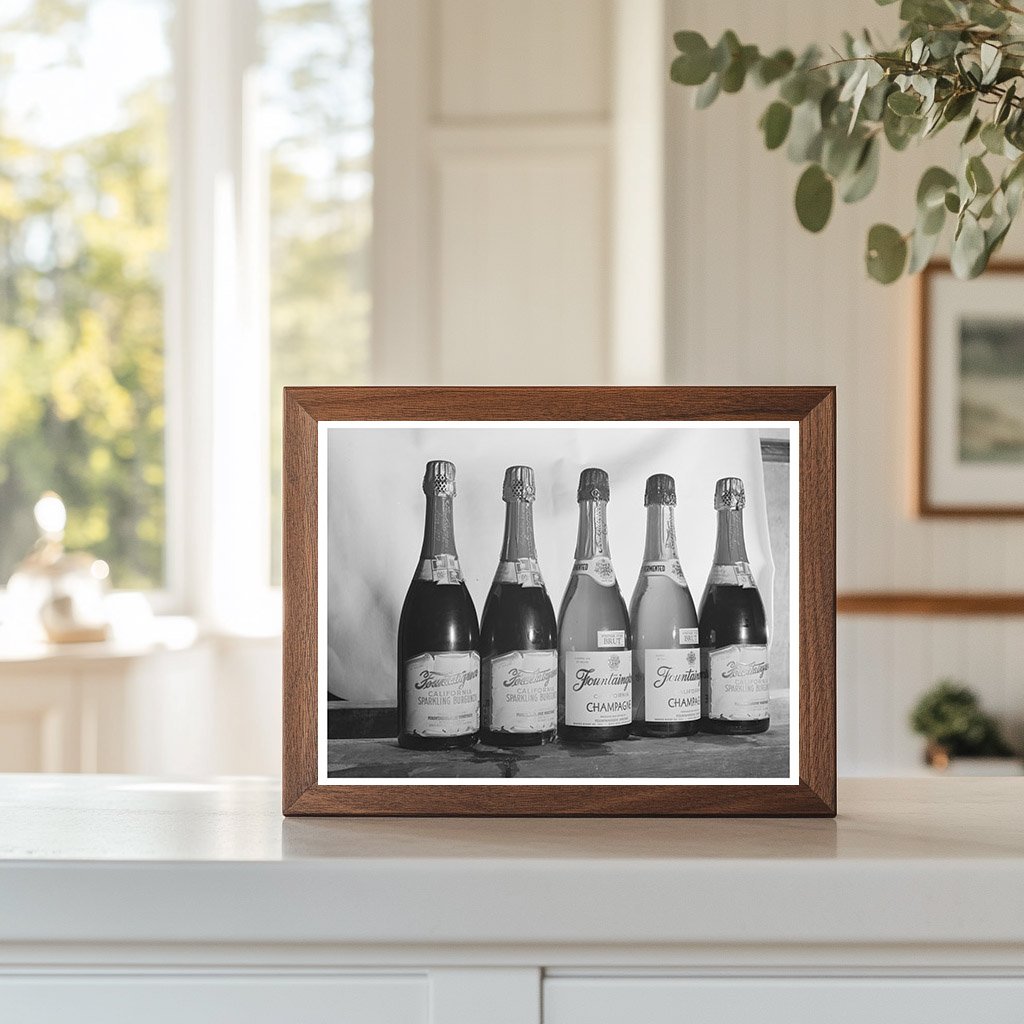 Sonoma County Sparkling Wine Bottles January 1942