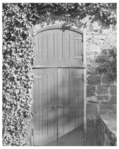 Sonoma County Winery Entrance January 1942 Vintage Photo