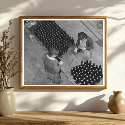 Wine Labeling Process in Sonoma County 1942