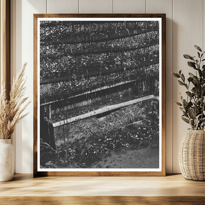 Olive Oil Extraction in Lindsay California February 1942