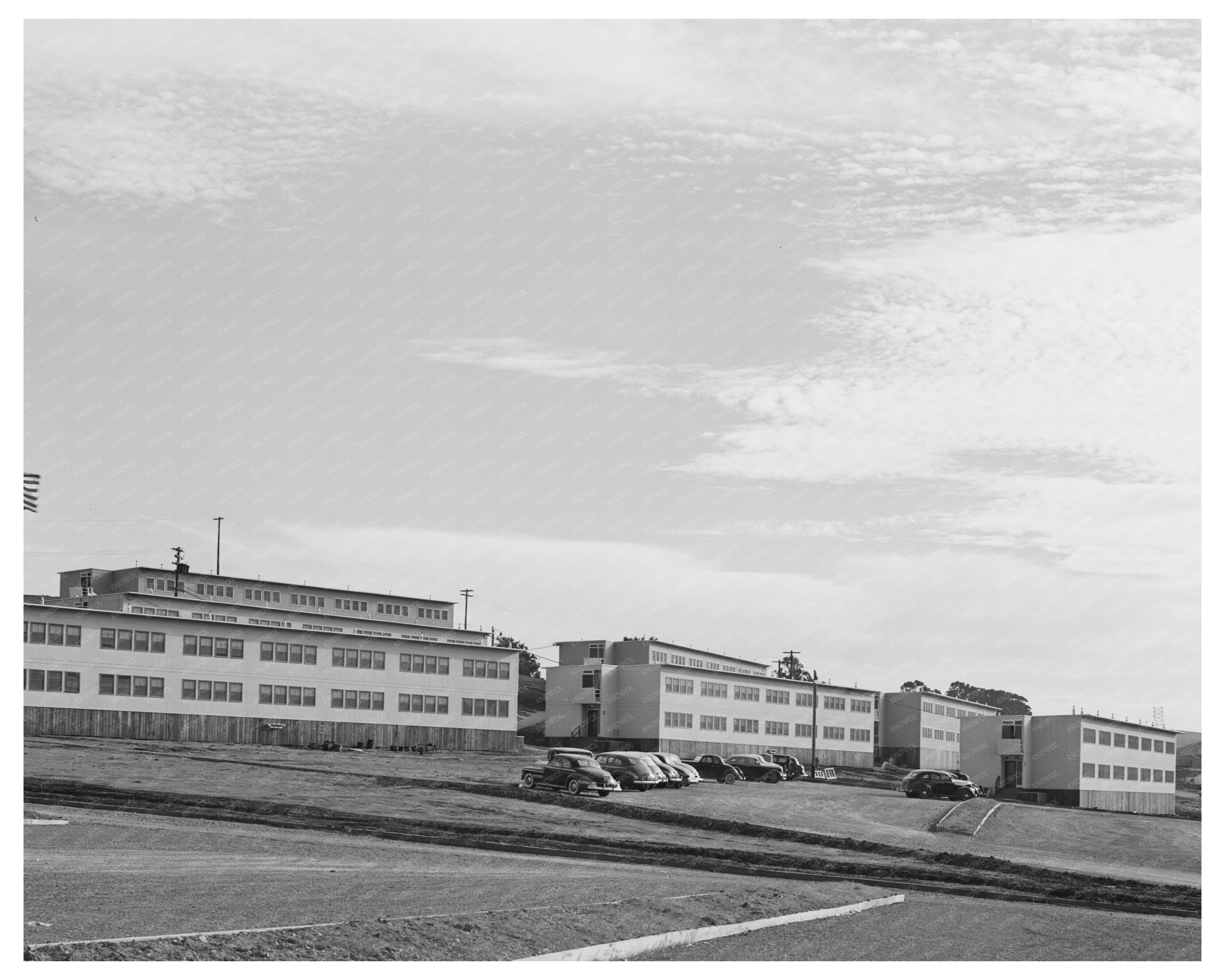 1942 Defense Housing Dormitories Vallejo California