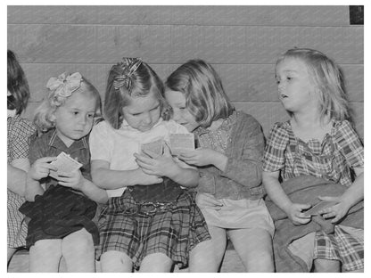Sunday School Class in Woodville California January 1942
