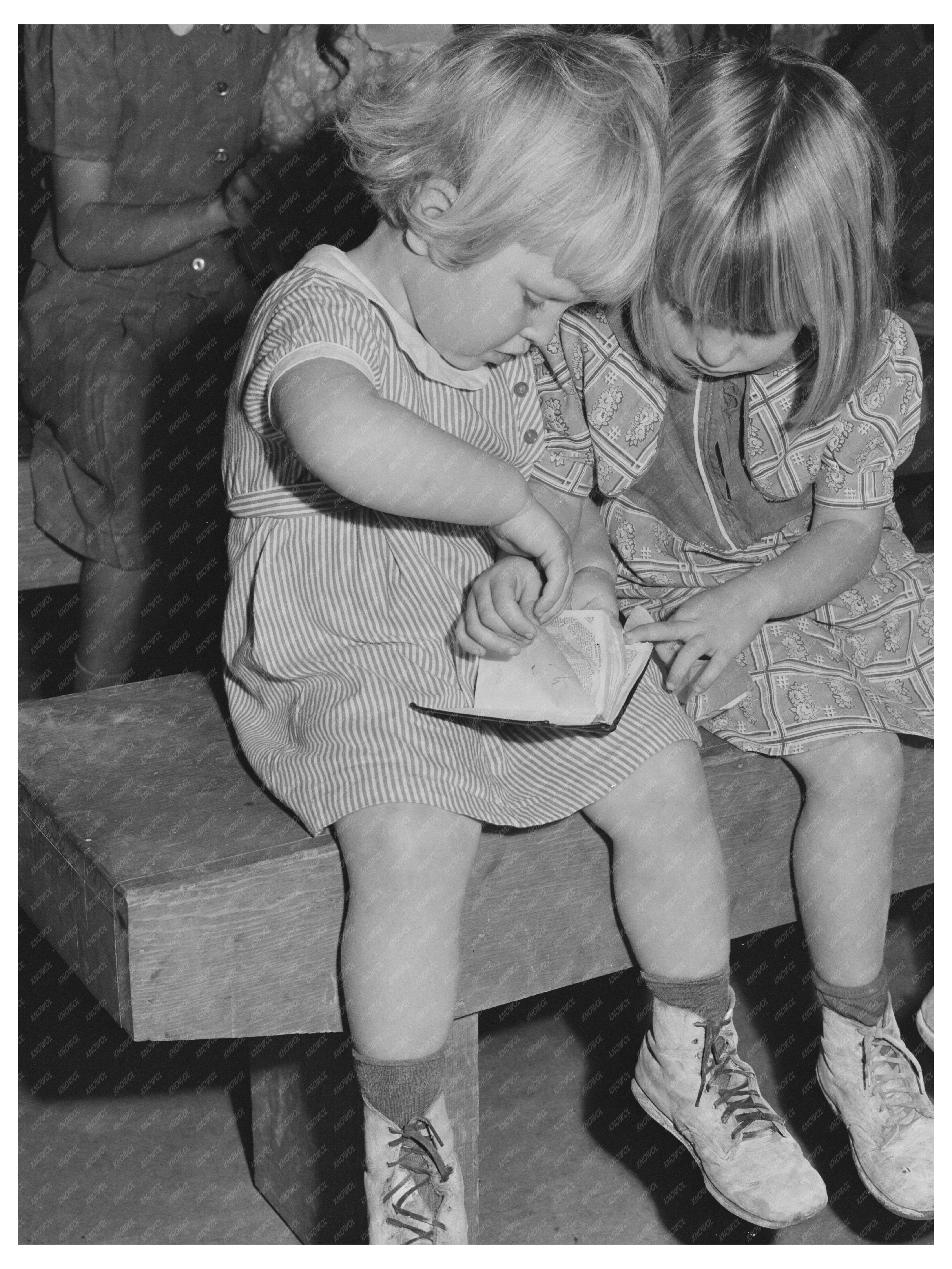 Farm Workers Sunday School in Woodville California 1942