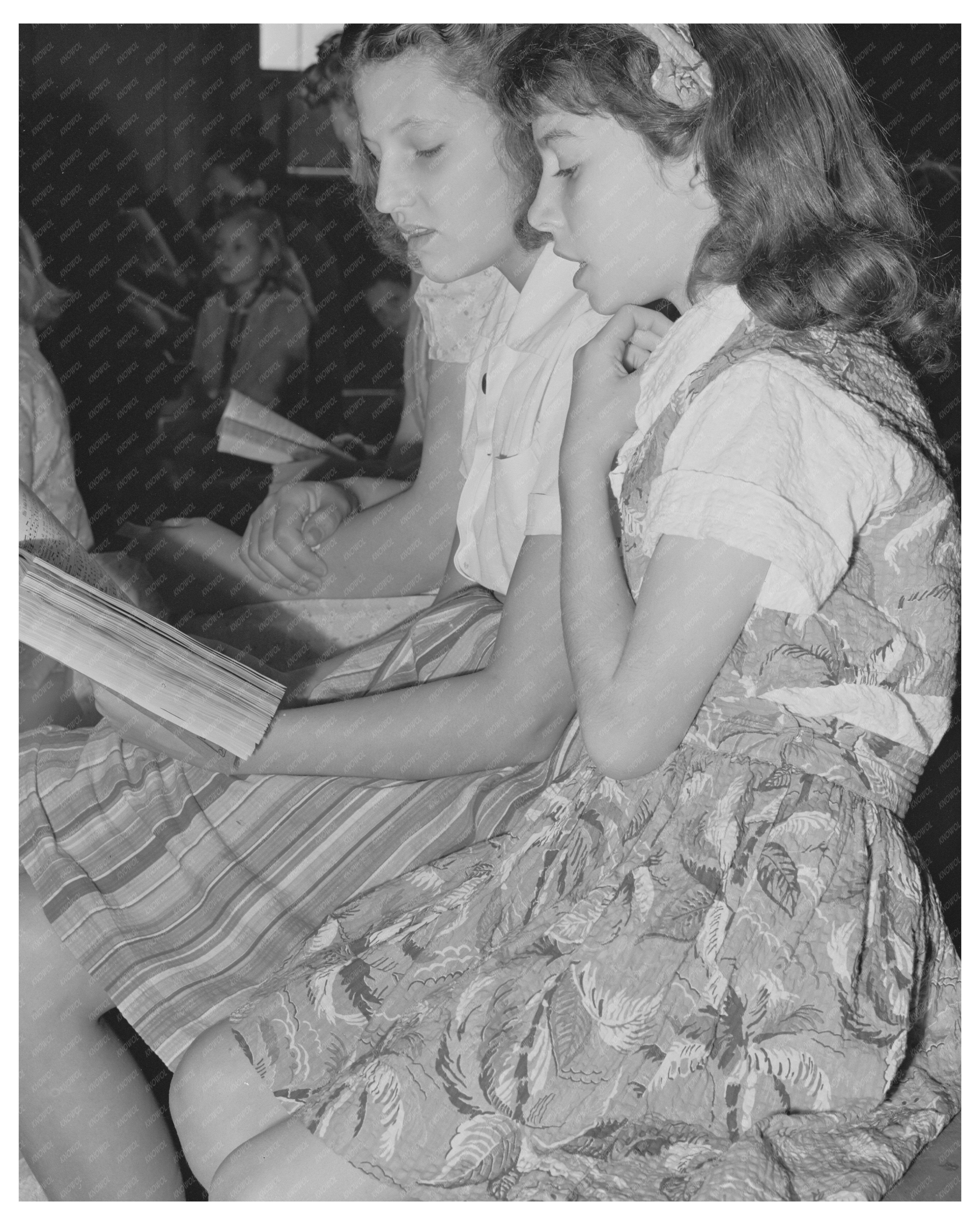 Woodville California Farm Workers Sunday School January 1942
