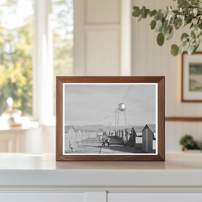 1942 Metal Shelters for Migrant Families in California