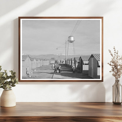 1942 Metal Shelters for Migrant Families in California