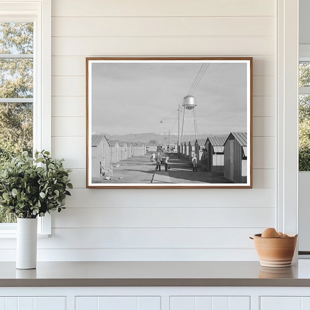 1942 Metal Shelters for Migrant Families in California