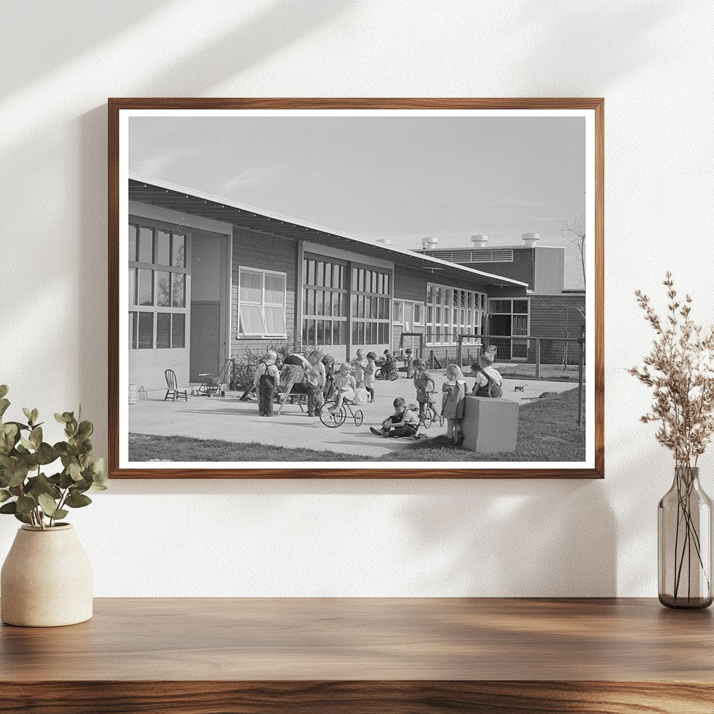 Children at Nursery School Woodville California 1942