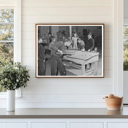 Recreation Room at Farm Workers Camp Tulare County 1942