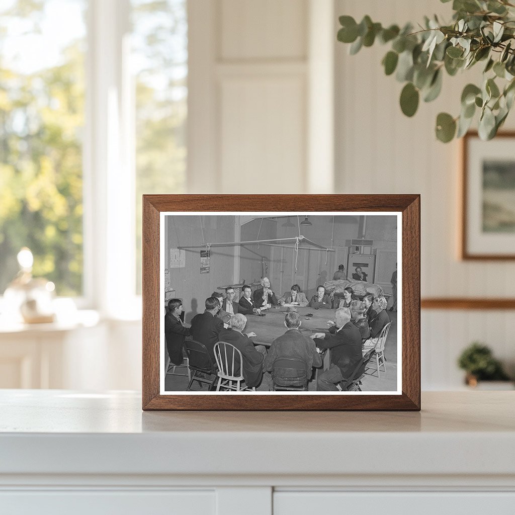 Farm Workers Meeting at Tulare County Camp February 1942