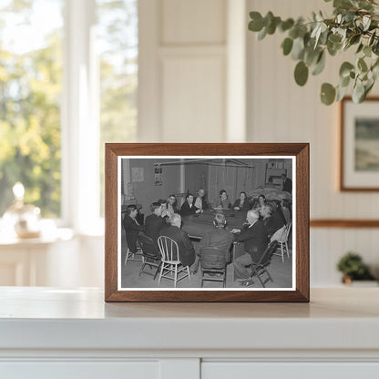 Farm Workers Meeting Tulare County California 1942