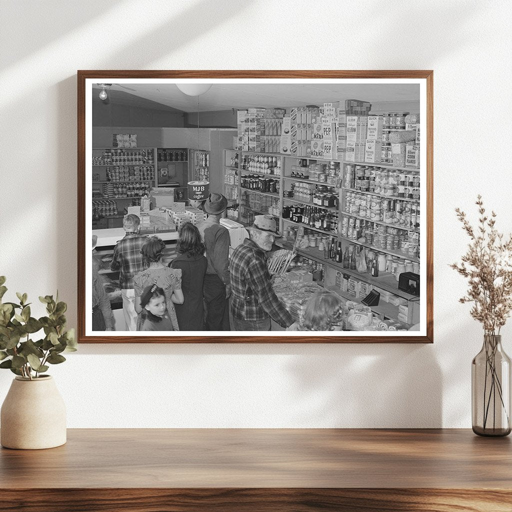 Cooperative Store Interior Woodville California 1942