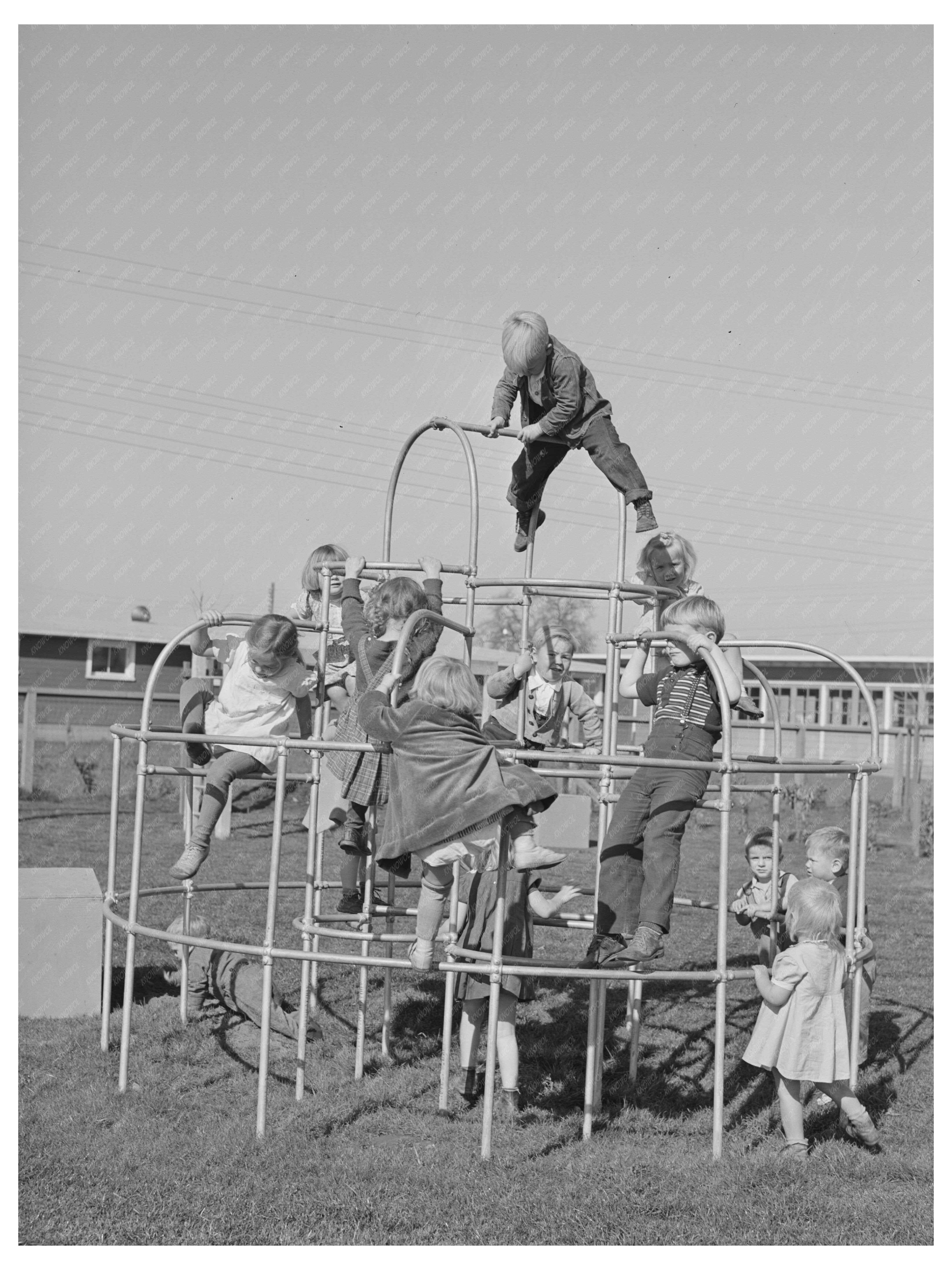 Nursery School for Farm Workers in Woodville California 1942