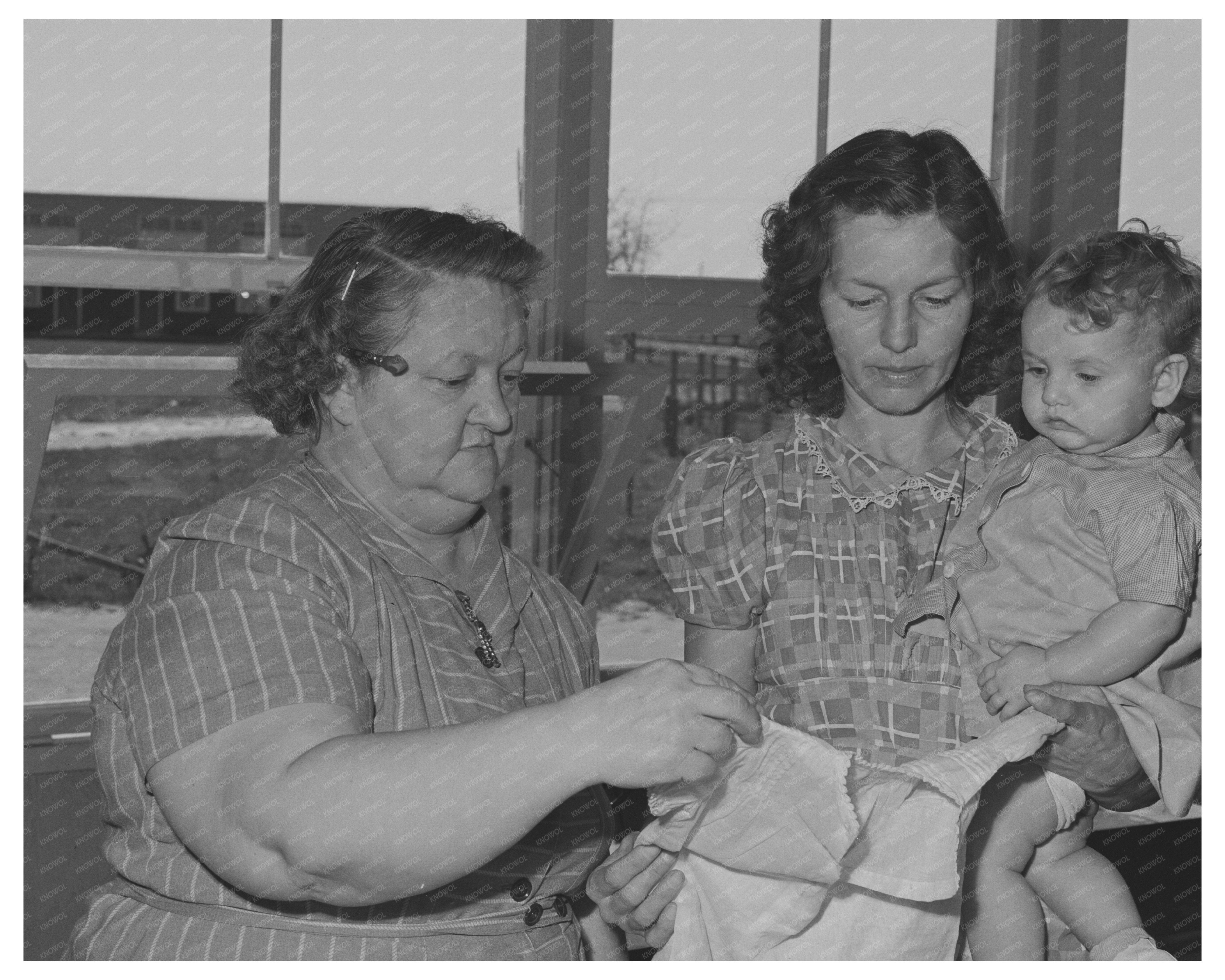 Sewing Class for Agricultural Workers Woodville 1942