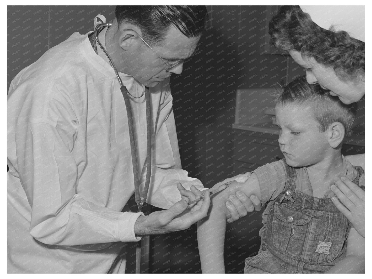 Community Clinic for Farm Workers Woodville California 1942